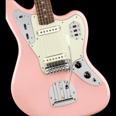 Fender Vintera III Mid '60s Jaguar Shell Pink with Gig Bag image 3