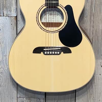 Alvarez RF26 Regent OM/Folk Acoustic Natural Complete with Killer Gig Bag  & Guitar Wall Hanger ! image 1