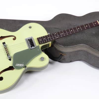 1962 Gretsch 6125 Tenor Guitar Two Tone Smoke Green image 2