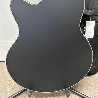 Warwick Rockbass Alien Deluxe Hybrid Thinline 5 String Acoustic Electric Bass - Black image 4