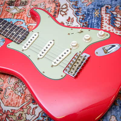 FENDER USA Custom Shop 1960 Stratocaster Reissue Jrny' Relic "Fiesta Red + Rosewood" (2024) image 7