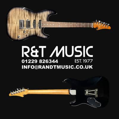 CREAM T POLARIS CUSTOM HSS Electric Guitar In Black Hole Burst image 7