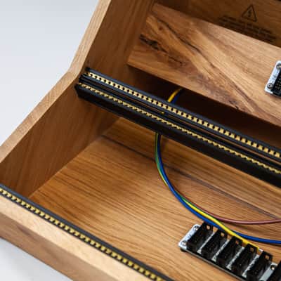 2 Many Synths 12U 126HP powered Solid Oak Eurorack case image 4