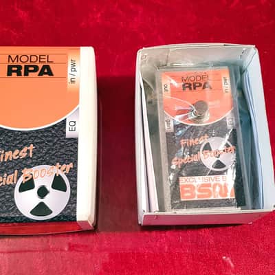 Rare BSM Treble Booster RPA 1970s Overdrive Sound of Ritchie Blackmore w/ box TOP image 9