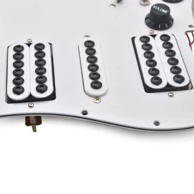 HSH DOUBLE HUMBUCKER SPLIT COIL LOADED PICKGUARD STRATS image 4
