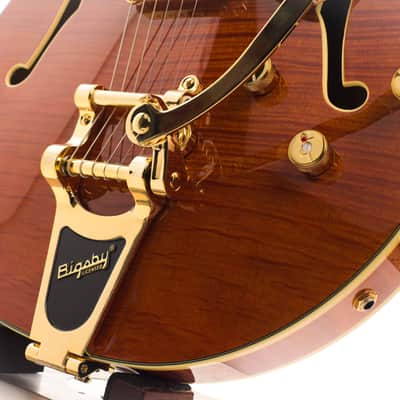 Gretsch Limited Edition Electromatic Flame Okoume Broadkaster 2025 - Present - Roundup Orange image 5