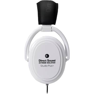 Direct Sound Studio Plus+ Extreme Isolation Studio Monitoring Headphones - White Regular image 2