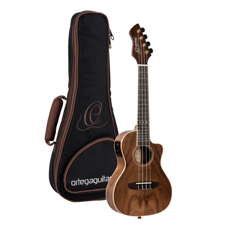 Ortega RUWN-CE Horizon Series Walnut Top Okoume Neck Concert Acoustic-Electric Ukulele w/Gig Bag image 1