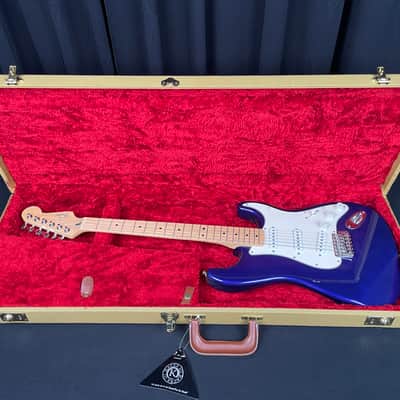 Fender Standard Stratocaster MIM Midnight Blue Maple Neck 2000 w/ Fender Tweed Hard Case image 23