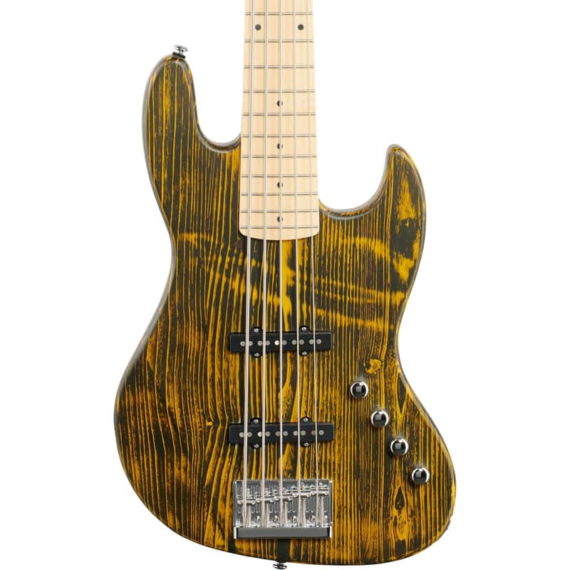 Michael Kelly Element 5OP Electric Bass Guitar, Trans Yellow | Reverb