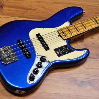 Fender American Ultra Jazz Bass - Cobra Blue image 1