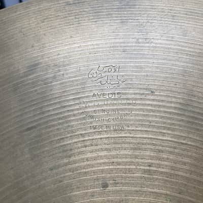 Used Zildjian 15" A. Zildjian '60s Stamp Hi-Hat Cymbals (Pair) image 7