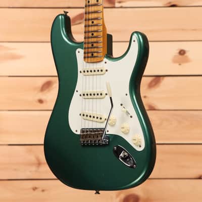 Fender Custom Shop 1956 Stratocaster Relic - Aged Sherwood Green Metallic-CZ577350 image 3