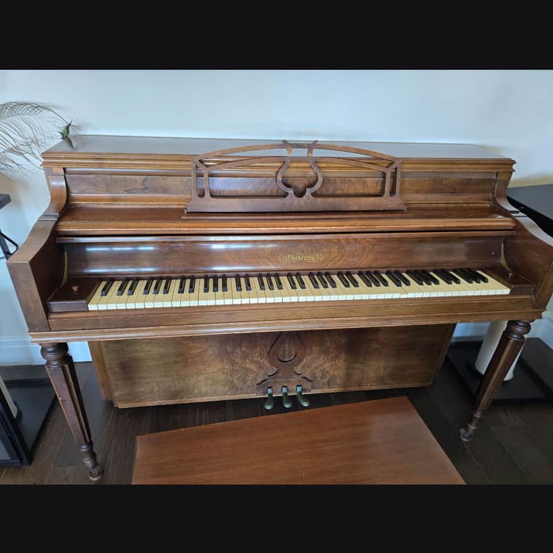 Antique Chickering & Sons Upright Piano Special Vintage image 1