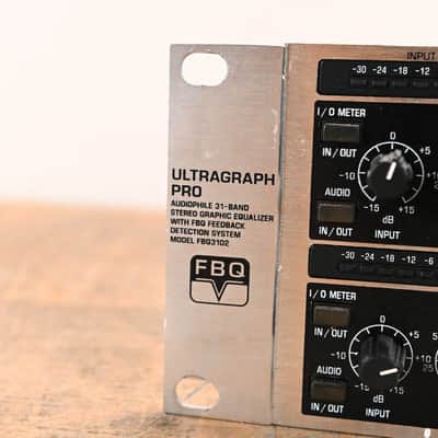Behringer ULTRAGRAPH PRO FBQ3102 Dual 31-Band Graphic Equalizer CG01NNK image 6