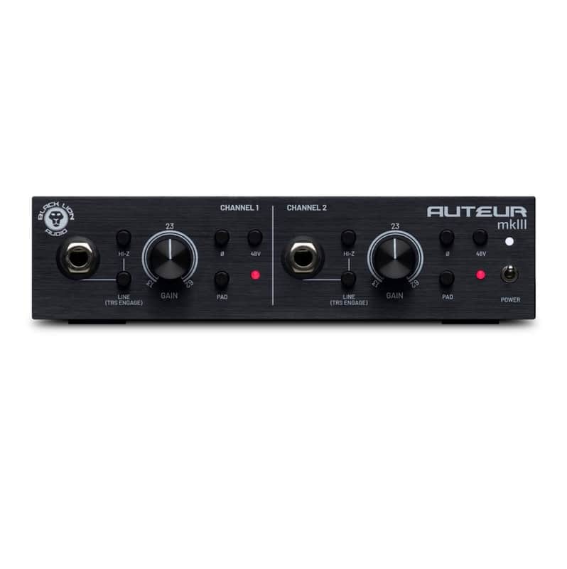 Black Lion Audio Auteur MKIII 2-Channel Microphone Preamplifier image 1