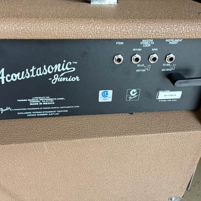 Fender Acoustasonic Junior 2-Channel 2 x 40-Watt 2x8" Acoustic Guitar Amp 1997 - 2003, NICE! image 7