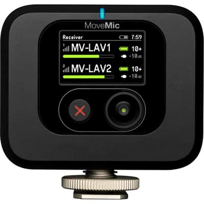 Shure MoveMic Wireless Microphone Receiver for Cameras & Mobile Devices image 1