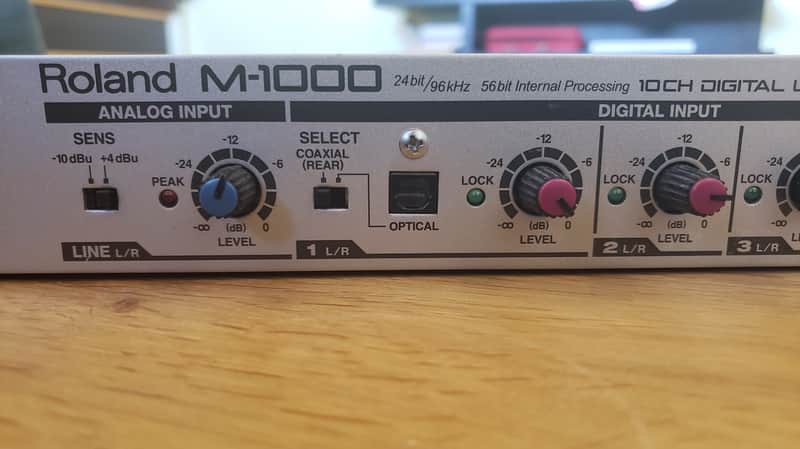 Roland M-1000 10-Channel Digital Line Mixer | Reverb