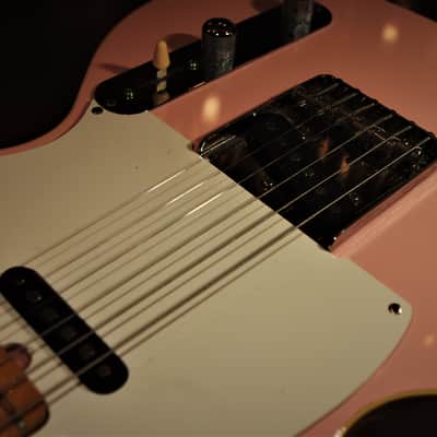 Strings & Things St. Blues Custom Bluesmaster II 1984 Shell Pink. Guitar that ruined Billy Squier image 15