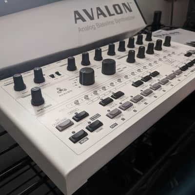 Avalon Bassline Synthesizer – TB-303 Clone, White. Free Shipping image 1