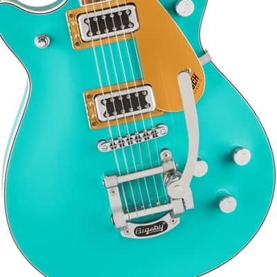 Gretsch G5232T Electromatic Double Jet Guitar FT with Bigsby, Laurel Fingerboard, Caicos Green image 5