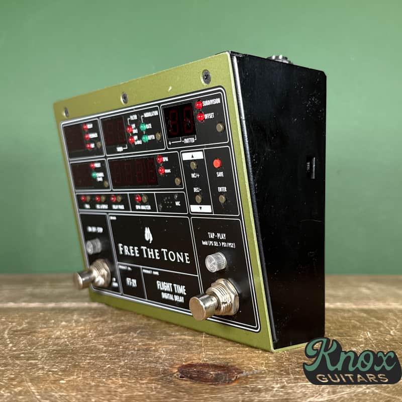 Free The Tone FT-2Y Flight Time Digital Delay 2010s - Green | Reverb
