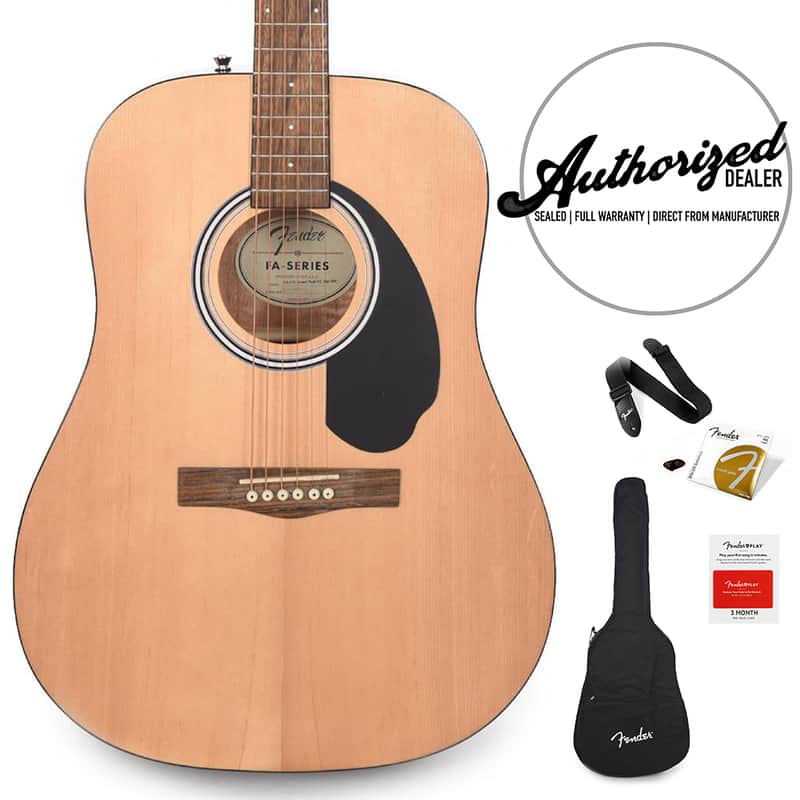 Fender FA-115 Dreadnought Starter Acoustic Guitar Starter Pack w/ Gig Bag image 1