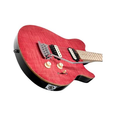 Sterling by Music Man Axis AX3 Flame Maple Stain Pink image 5