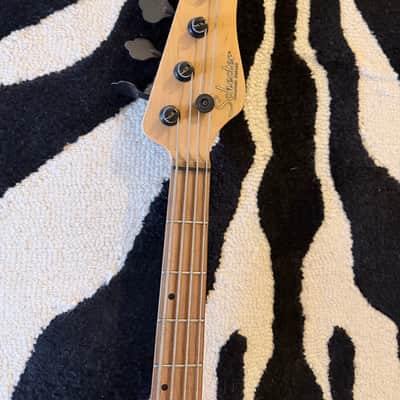 Schecter Nikki Sixx Signature J-4 Sixx 2020 - Present - Worn Ivory image 3