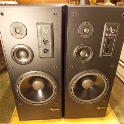 Infinity SM 122 3-Way Floor Standing Speakers Black image 2