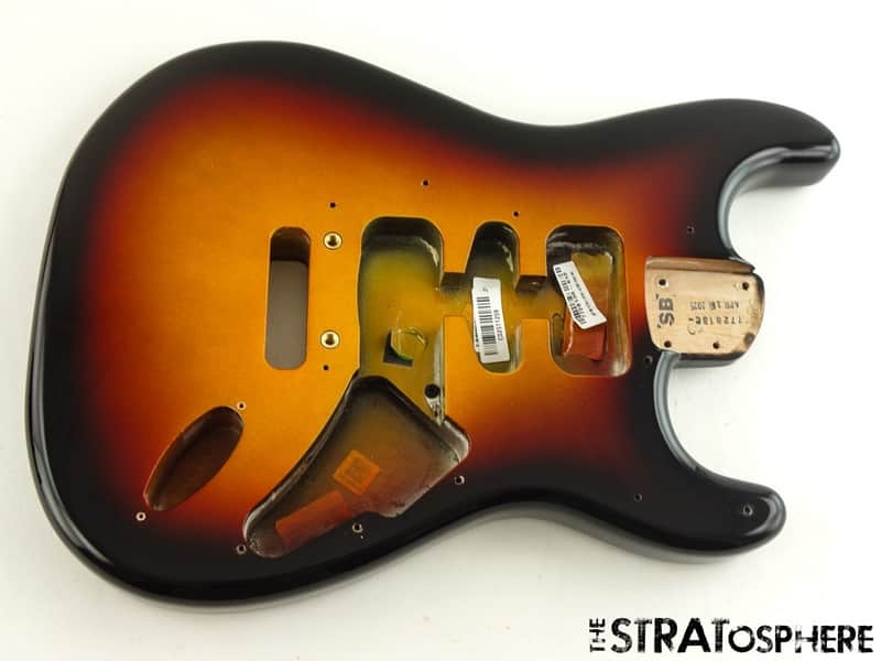 Fender American Ultra II Stratocaster Strat BODY, USA Guitar Alder Ultraburst image 1