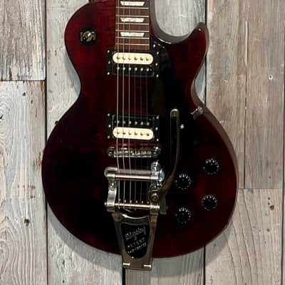 Sweet 2013 Gibson Les Paul Studio Deluxe II Wine Red, Upgraded Bigsby OHSC image 2