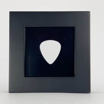 3" x 3" Double Sided Guitar Pick Display, BLACK #351 Shape Bild 10
