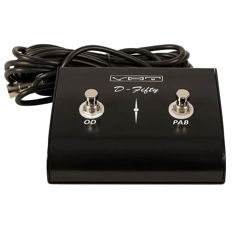 VHT D50H AV-D50-FS1 2-Channel Dual Button OD/PAB Amplifier Footswitch image 1