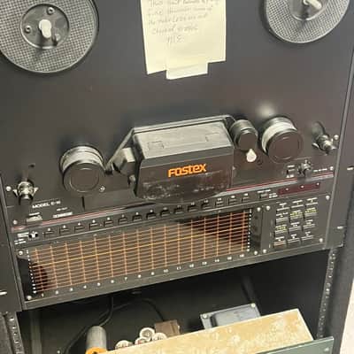 Fostex E-16 1/2" 16-Track Tape Recorder 1980s - Black image 3