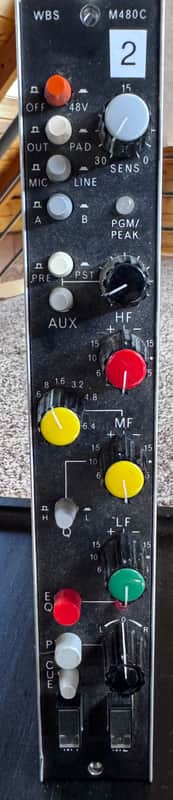 Ward Beck M480C Mic Pre / EQ Module (02 of 10) image 1