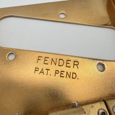 Fender Telecaster Vintage-Style Bridge Gold bbr603 image 3