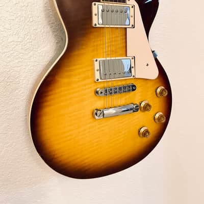 Aria LS-500 Les Paul Flame Maple Top Set Neck Tobacco Burst 1978 Made In Japan image 5