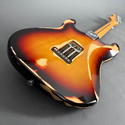 1991 Fender Stratocaster RW USA sunburst aged works fine case image 12