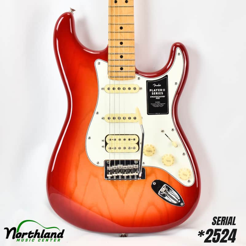 Fender Player II Stratocaster HSS - Aged Cherry Burst - *2524