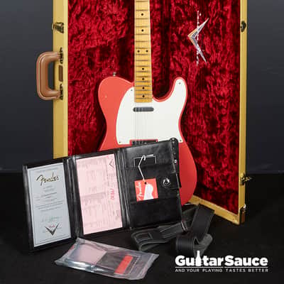 Fender Custom Shop 56 Telecaster Journeyman Aged Fiesta Red 2019 Used (Cod. 1451UG) image 17