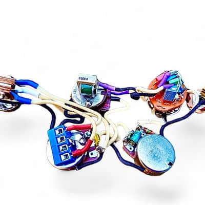 SG Harness Custom 6 way Varitone Switch, Bass Cut Pot Sel-Powered (no batteries required!) Solderless Pro Tones image 1