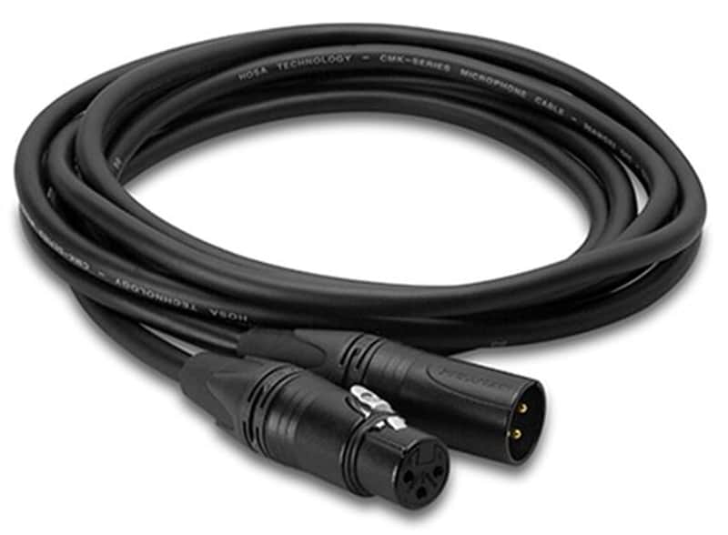 Hosa CMK030AU Edge Microphone Cable Neutrik XLR3F to XLR3M image 1
