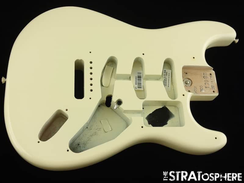 American Fender CLAPTON Strat BODY USA Stratocaster Guitar Olympic White image 1