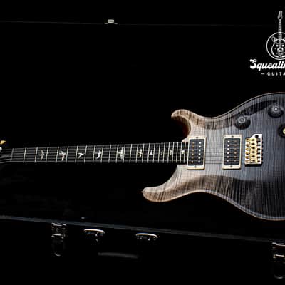 PRS Custom 24 Wood Library 10-top Charcoal Fade image 2