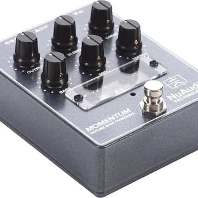 Mission Engineering NuAudio Momentum NuTube Overdrive Bass Effects Pedal, Gray image 2