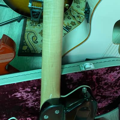 Sonicguitars ac4  acoustic electric hollowbody bass 2023 - Burst image 7