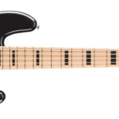 Fender Squier Affinity Series Jazz Bass V Black Metallic Electric Bass Guitar B Stock image 1