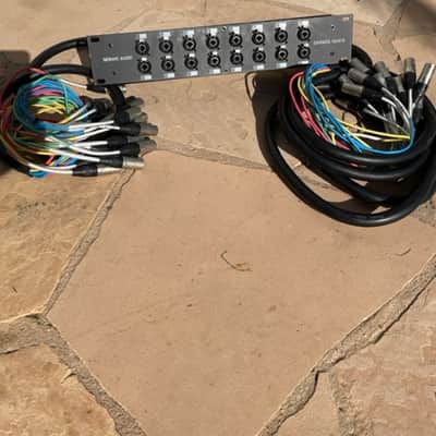 Seismic Audio SARMSS-16x515 16-Channel Rack Mount XLR/TRS Combo Splitter Snake Cable with 15' & 30' XLR Trunks 2018 - Black Powder Coat image 5